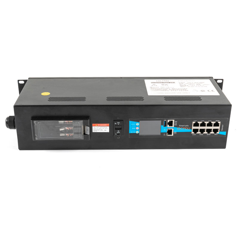 16-Outlet C13 C19 2U เบรกเกอร์เซ็นเซอร์ TCP/IP แนวตั้ง eco Smart Rack Pdu