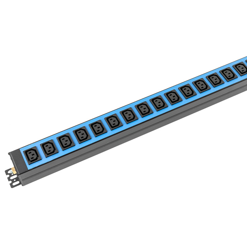 28-Outlet C13 C19 แนวตั้ง SPD Breaker Switched Rack Pdu